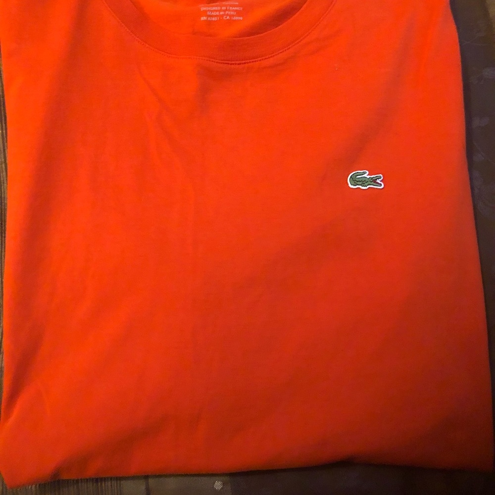 Men’s Lacoste Pima short sleeve round neck T-Shirt